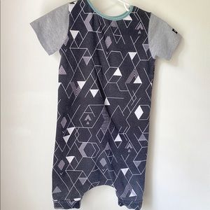 Rags To Raches Geometric Romper